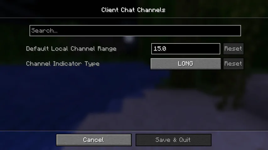 Client Chat Channels, Моды, Minecraft