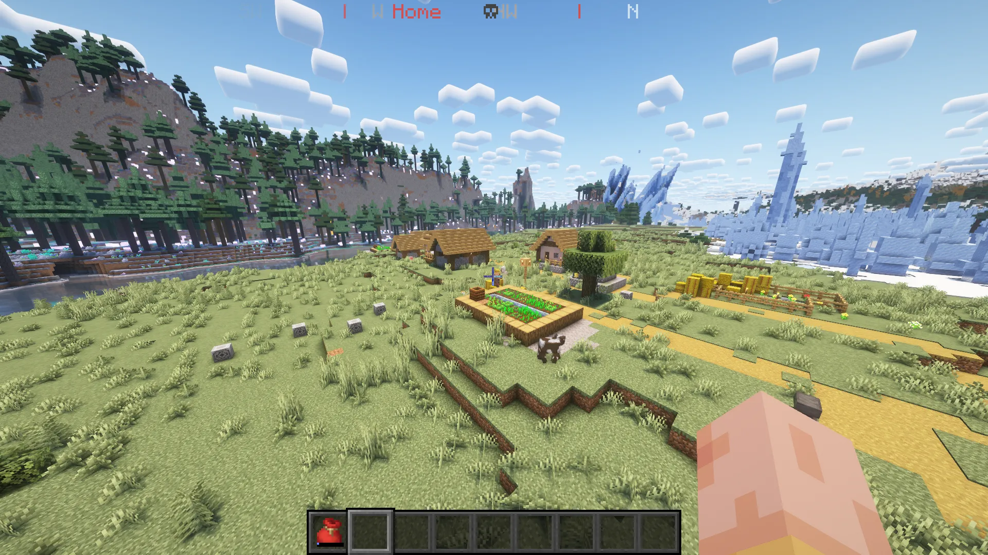 Simple HUD Compass — скриншот 3 (Моды, Minecraft)