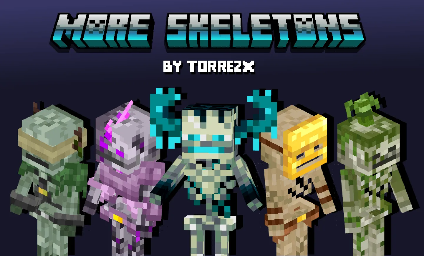 Torrezx-More skeletons RP, Текстуры, Minecraft