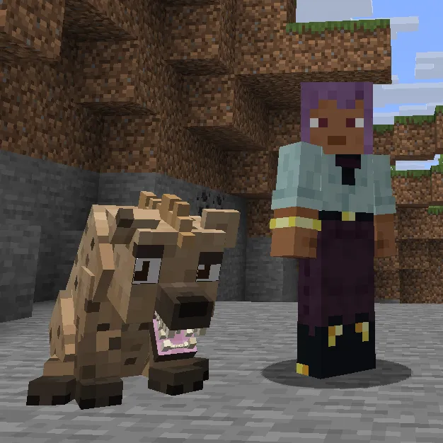 Animal Garden - Spotted Hyena — скриншот 2 (Моды, Minecraft)