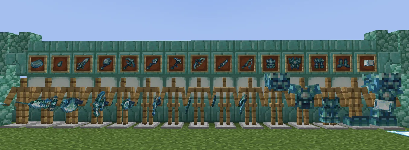 Primordial Sea, Текстуры, Minecraft