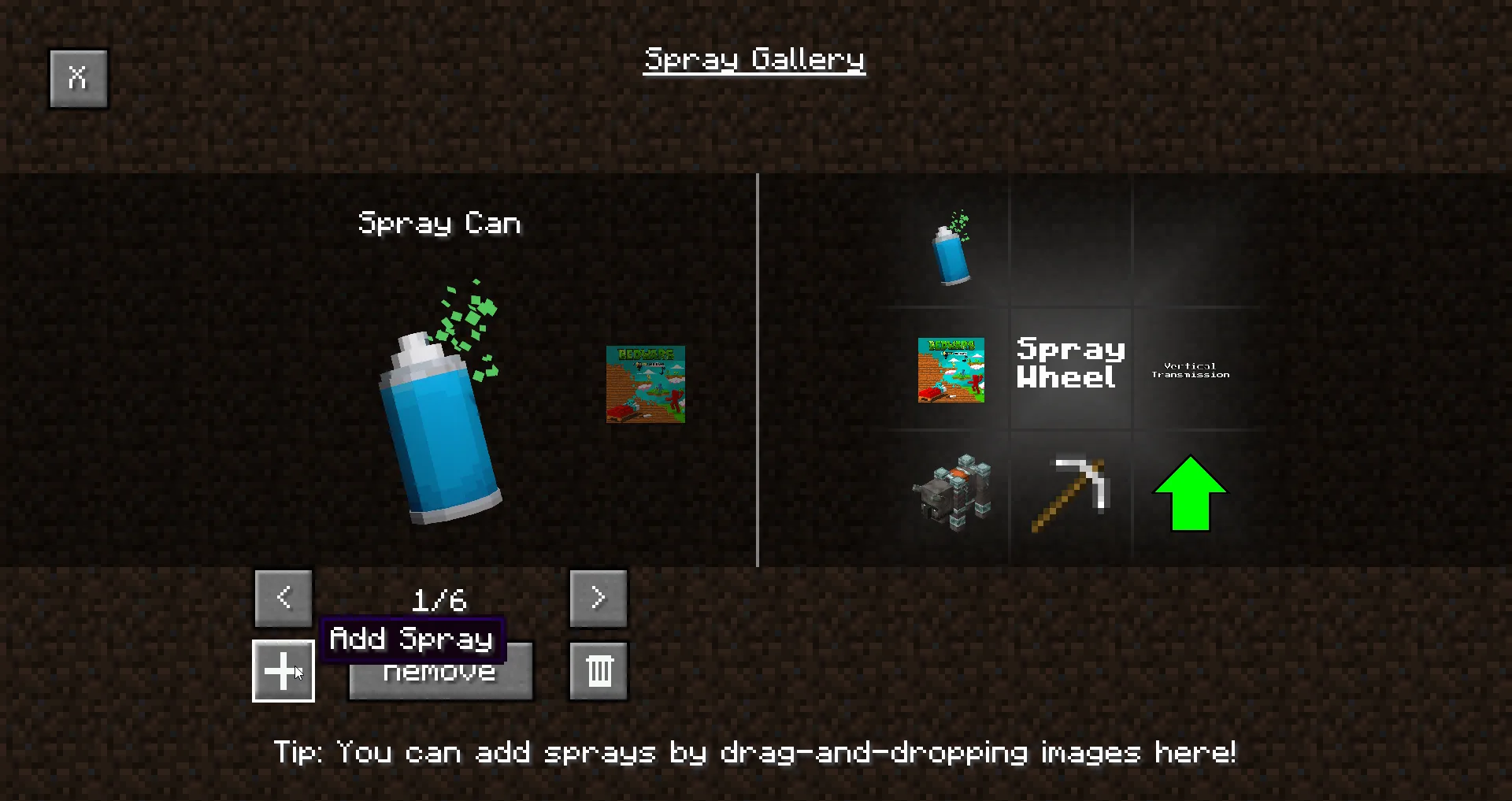 Spray Madness, Моды, Minecraft
