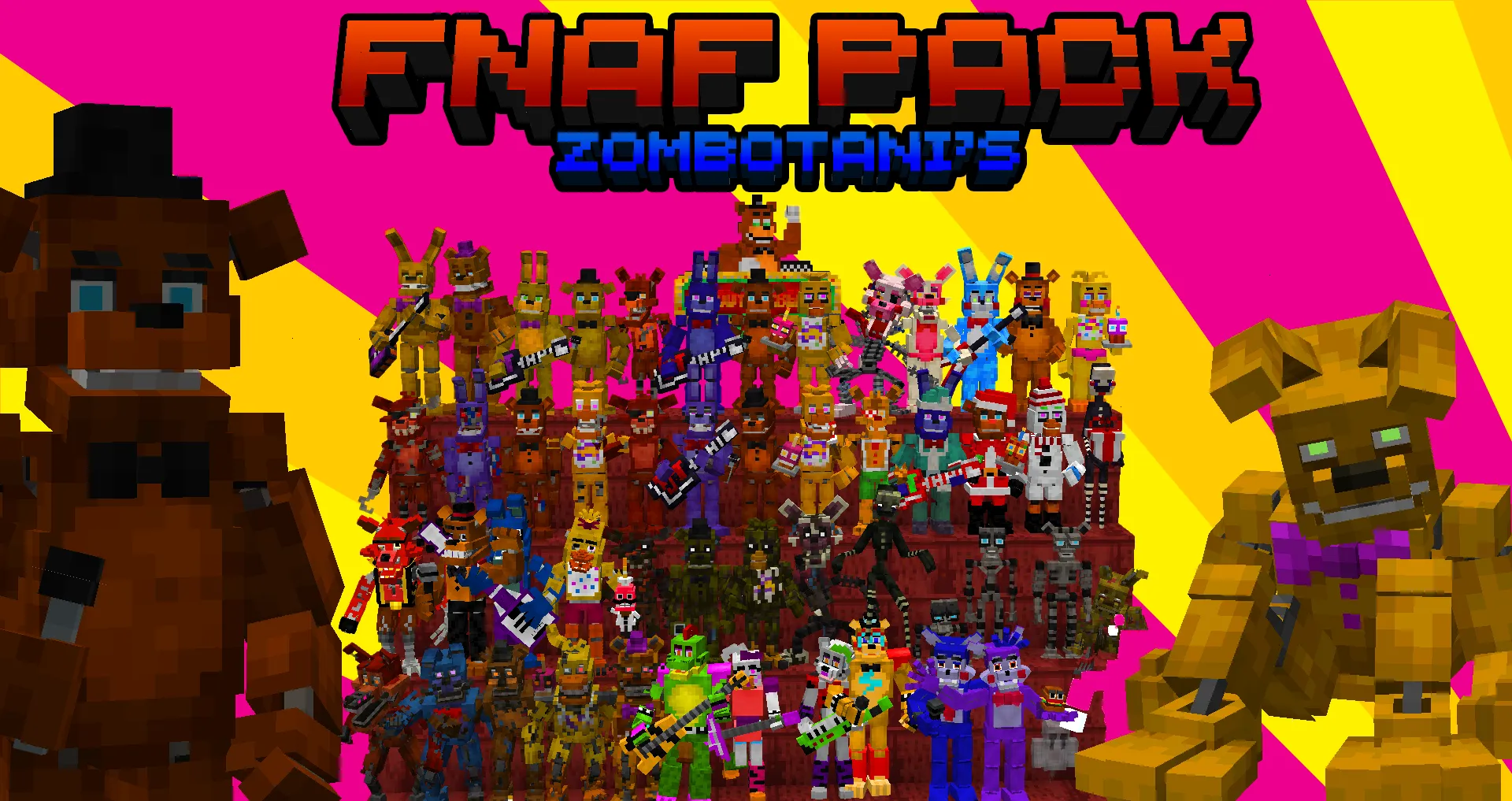 Zombotani's Five Nights at Freddy's Pack, Модпаки, Minecraft