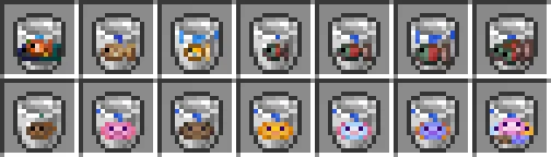 fish bucket variants — скриншот 3 (Текстуры, Minecraft)