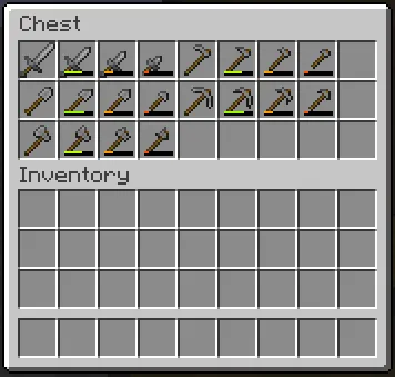Diminishing Tools — скриншот 1 (Текстуры, Minecraft)