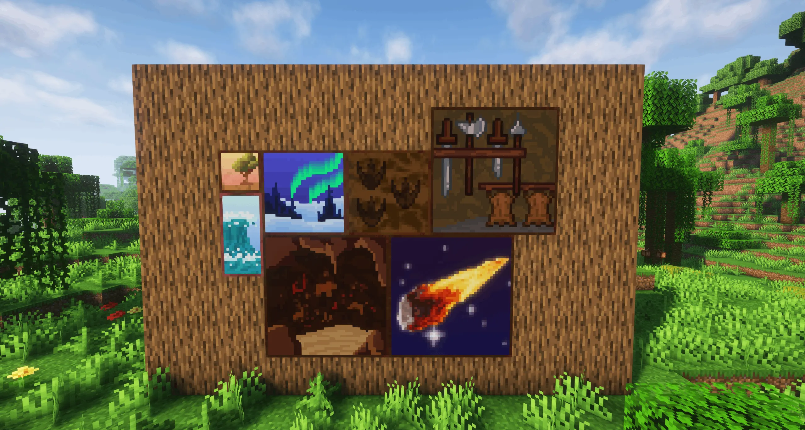 Prehistoric Paintings - Dinosaurs, Landscapes..., Моды, Minecraft