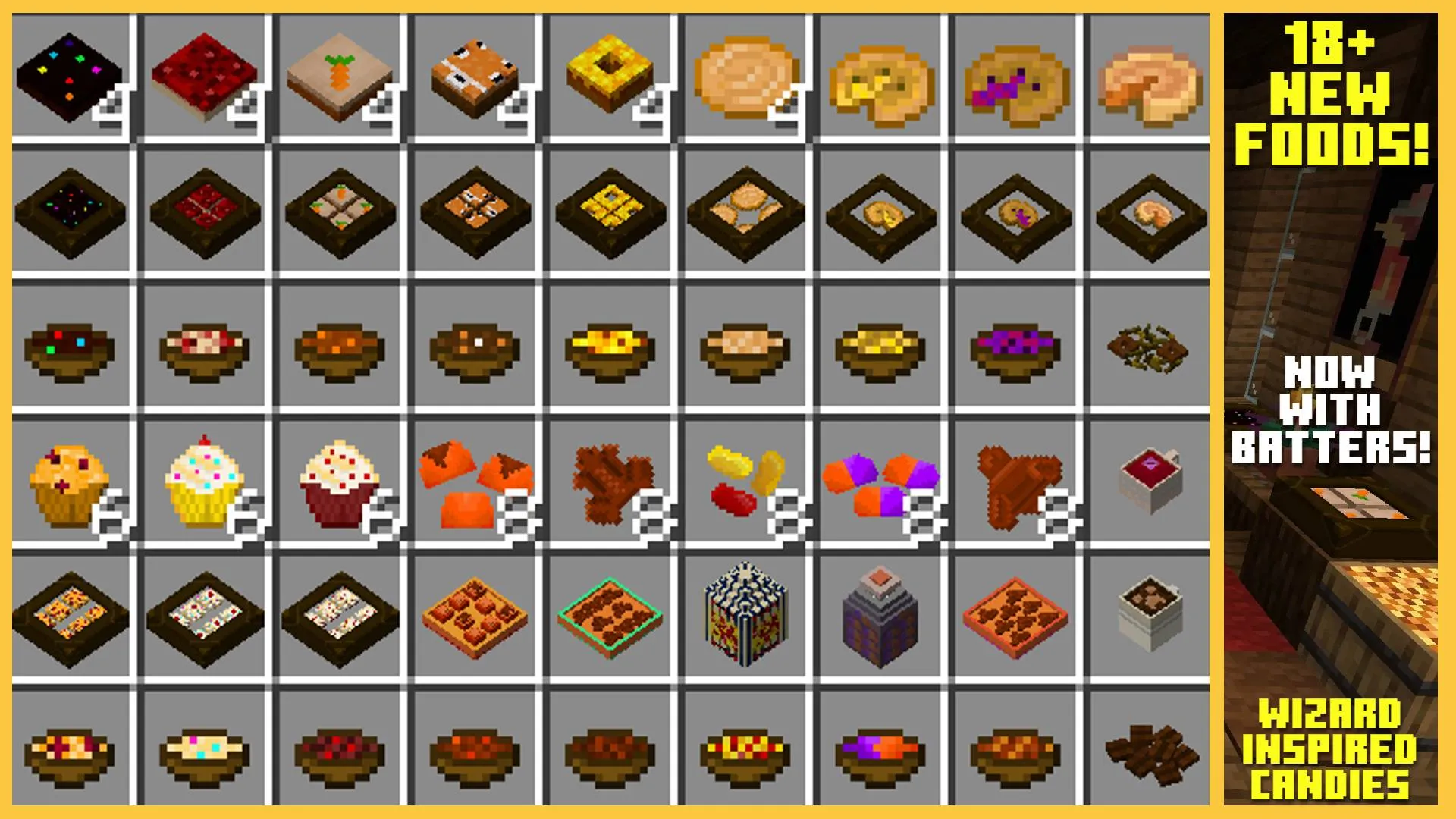 Baked Necessities - [Food Datapack], Дата-паки, Minecraft