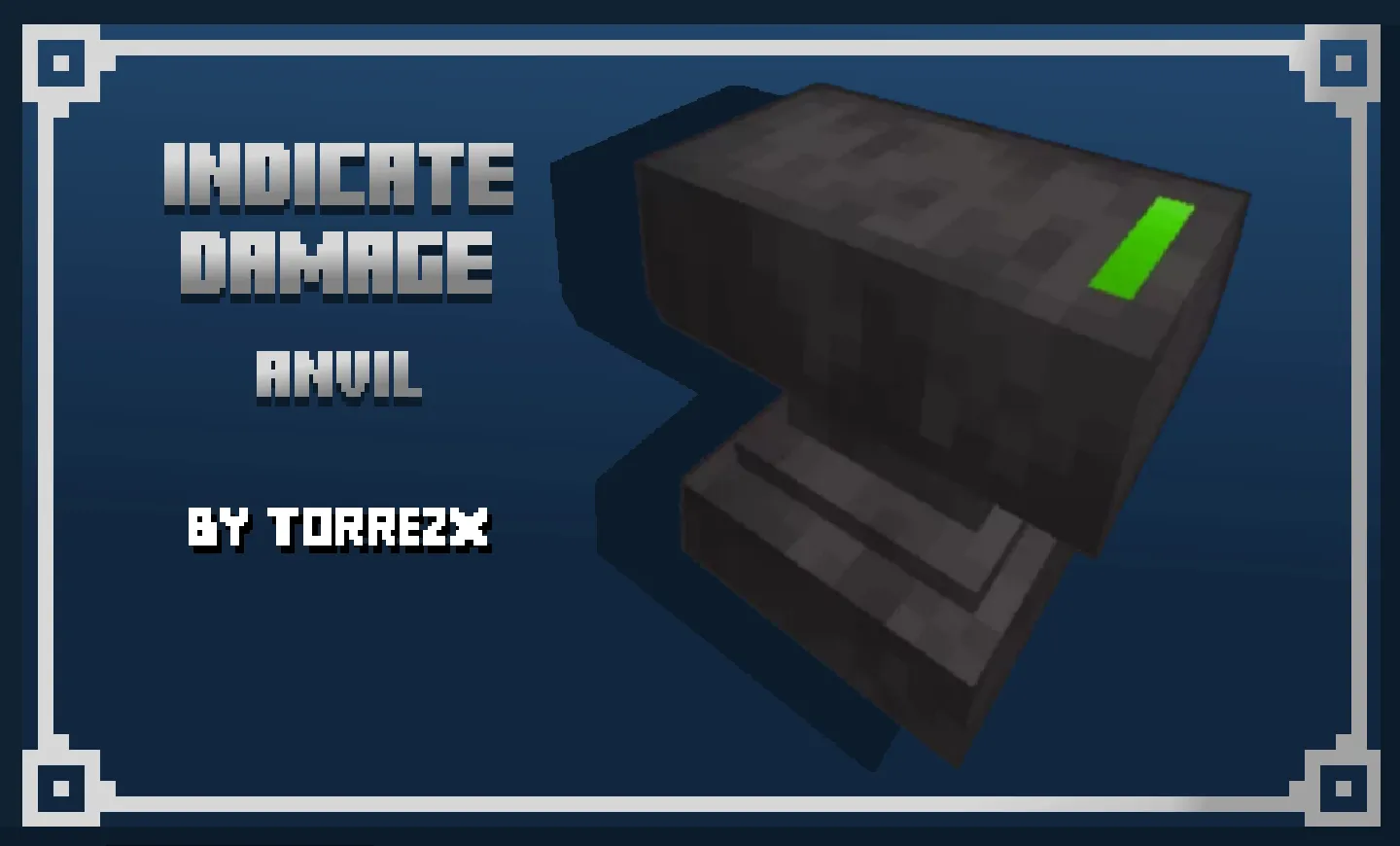 Torrezx-Indicate damage anvil — скриншот 1 (Текстуры, Minecraft)