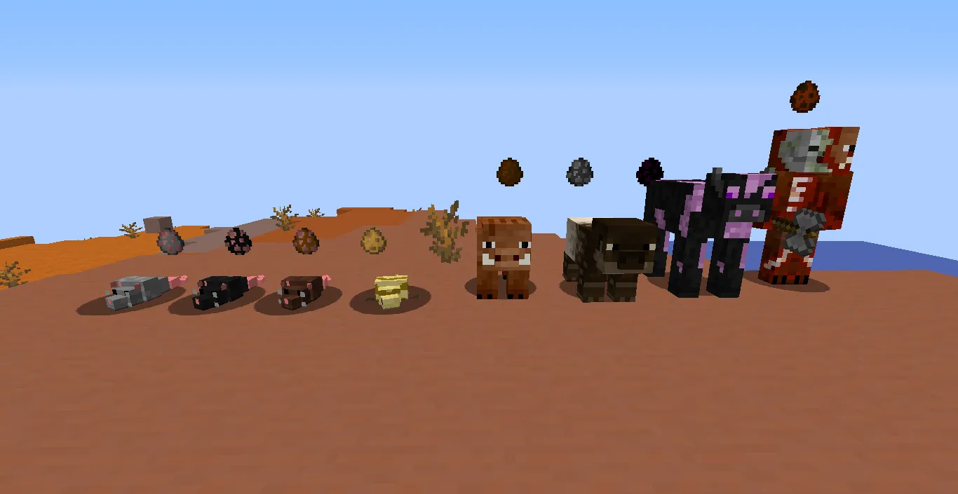 NoxMod, Моды, Minecraft