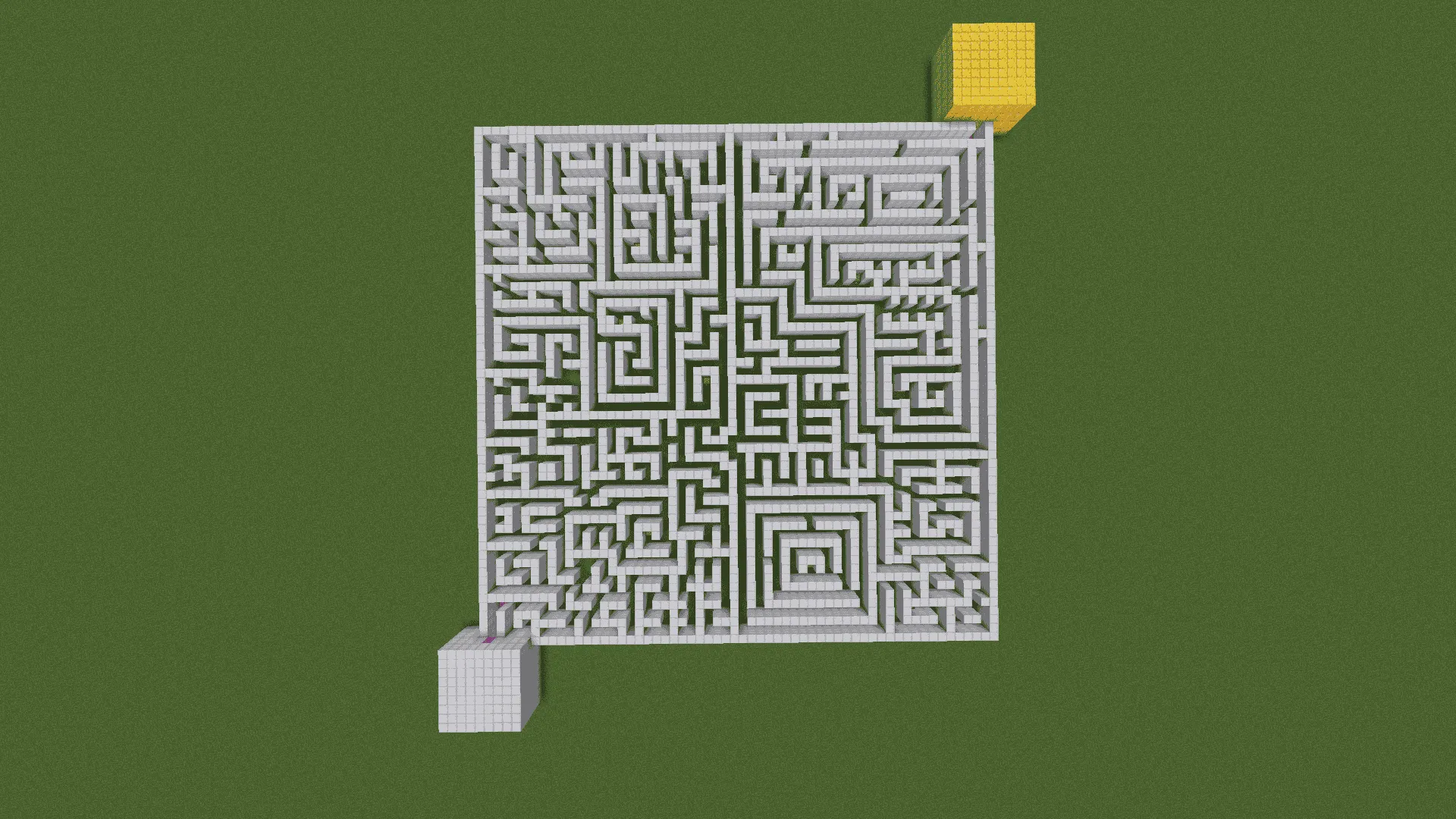 Iron maze, Карты, Minecraft