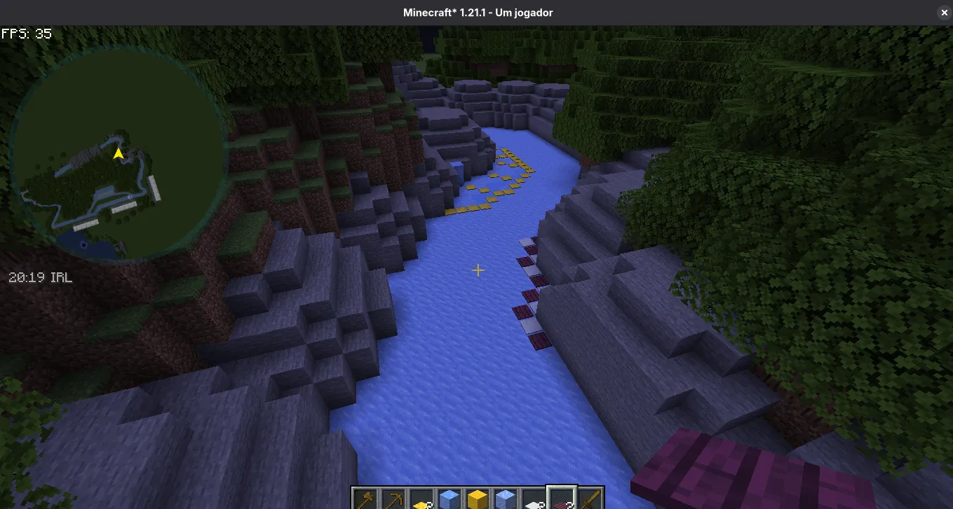 Trial Mountain Ice Boat, Карты, Minecraft