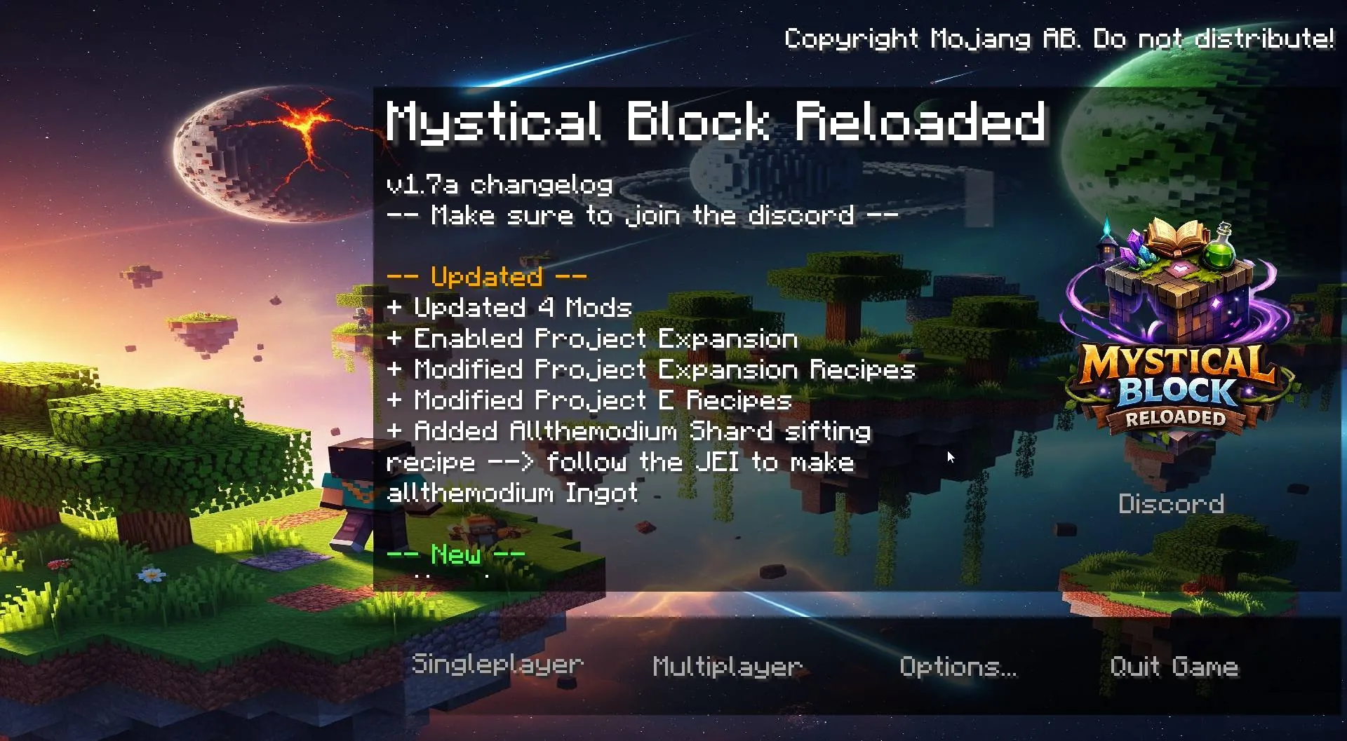 Mystical Block Reloaded — скриншот 4 (Модпаки, Minecraft)
