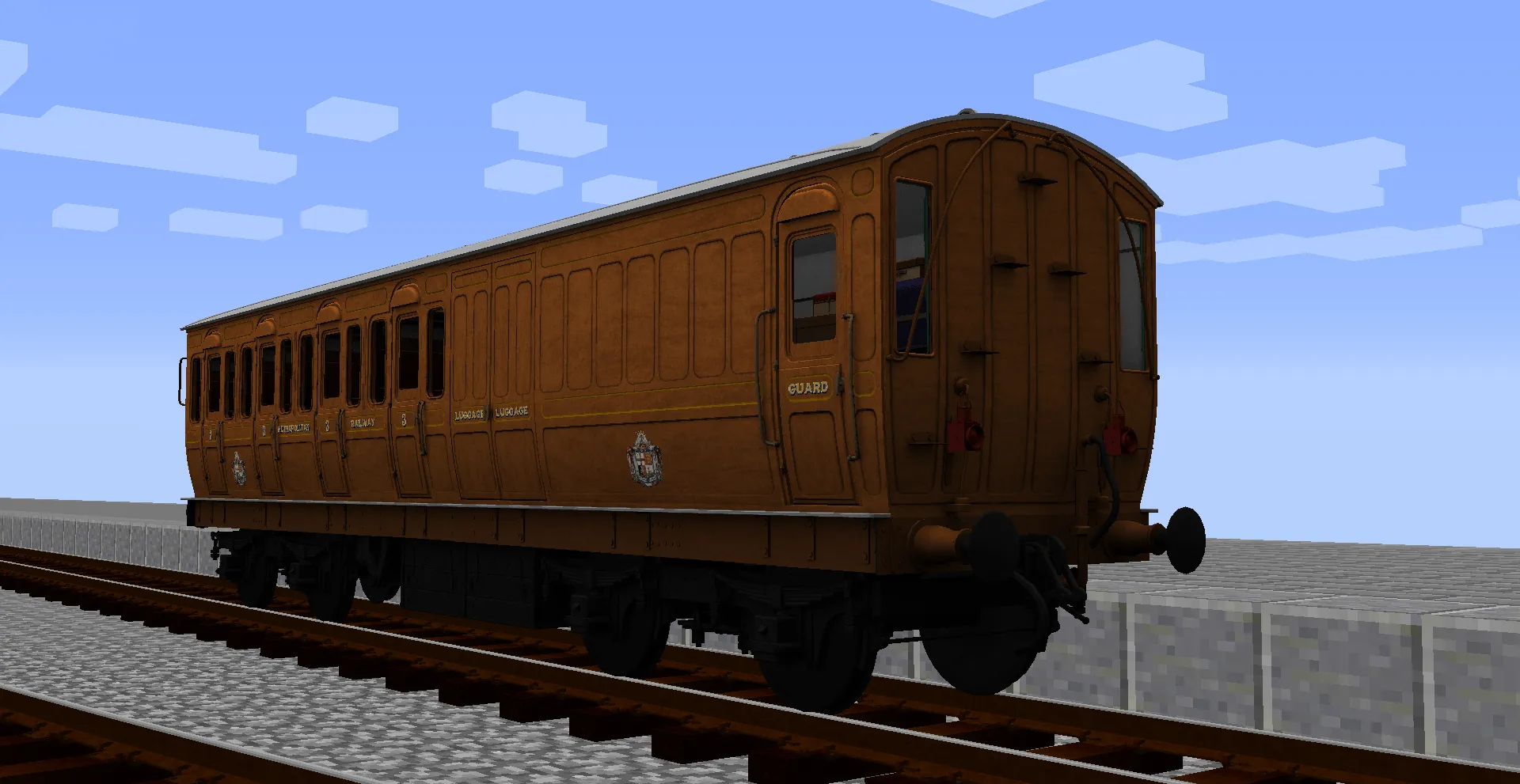 INNARDS' Metropolitan Railway Pack for Immersive Railroading — скриншот 1 (Текстуры, Minecraft)
