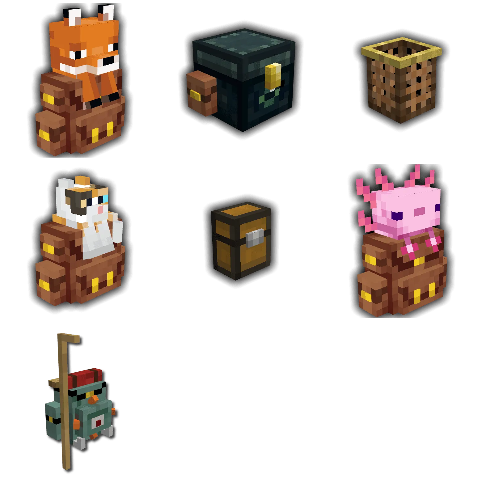Client Backpack, Моды, Minecraft