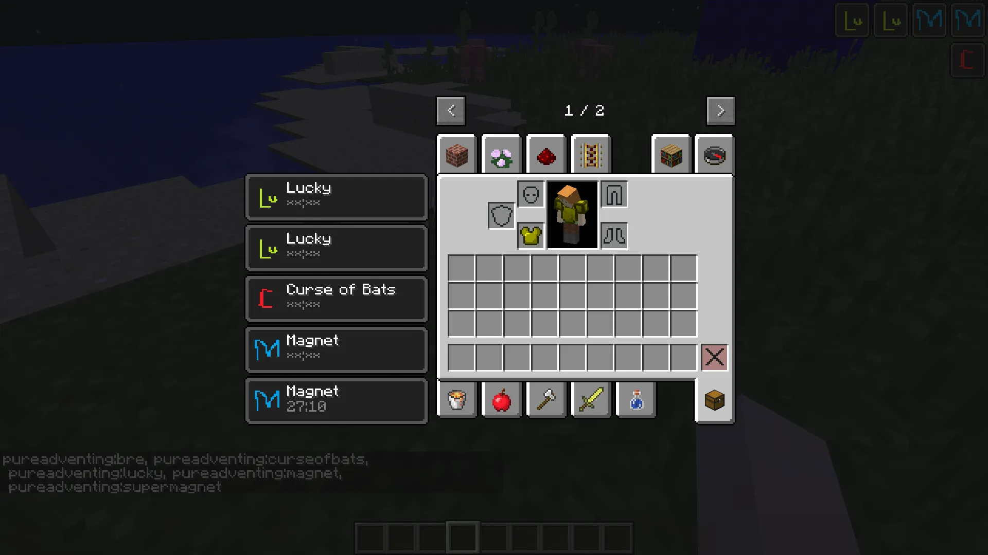 Adventuria, Моды, Minecraft