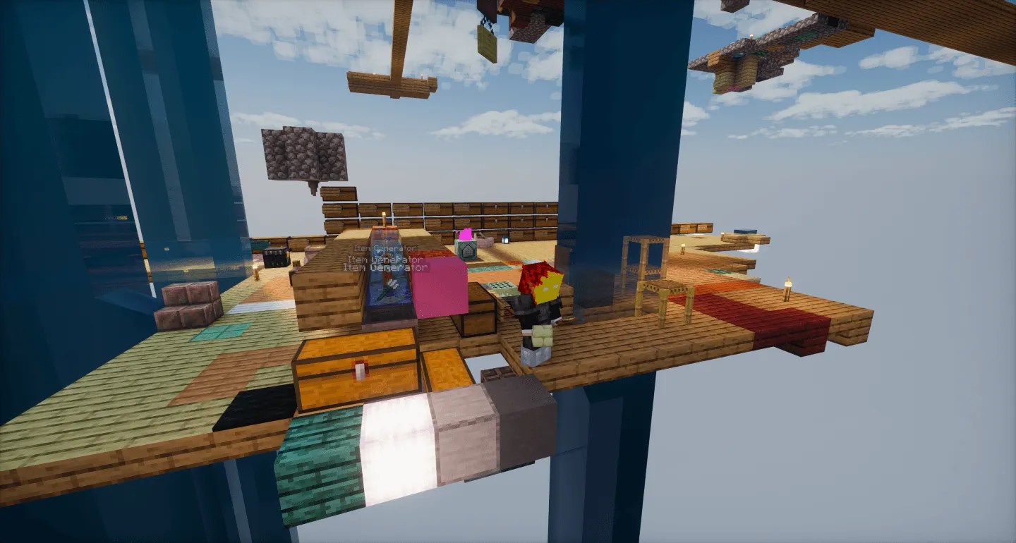 Random Item Skyblock, Карты, Minecraft