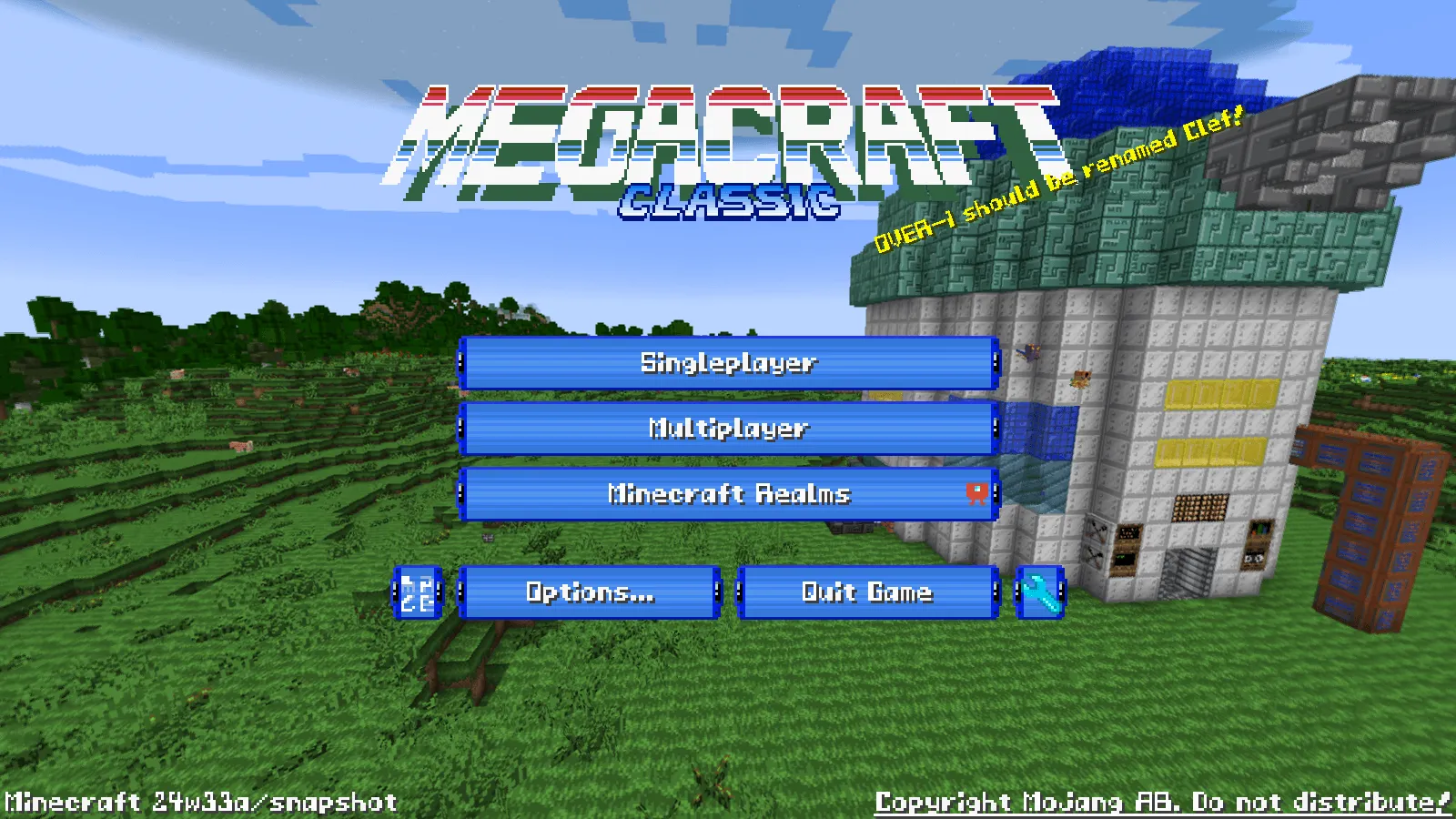 Megacraft Classic, Текстуры, Minecraft
