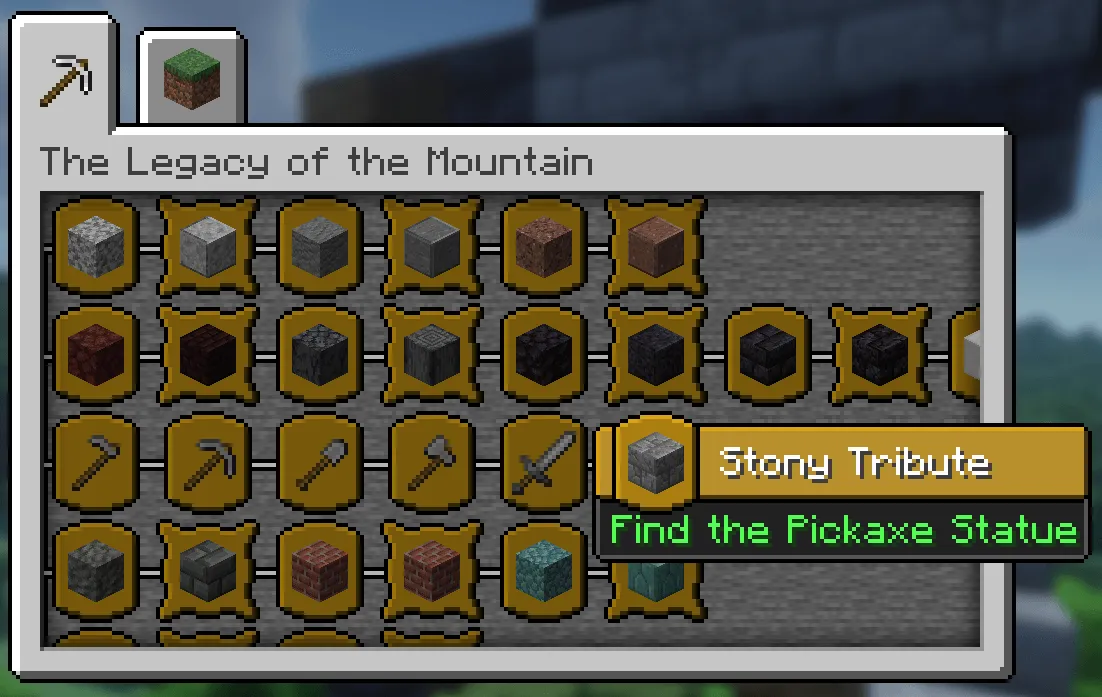 Stone Advancements, Моды, Minecraft