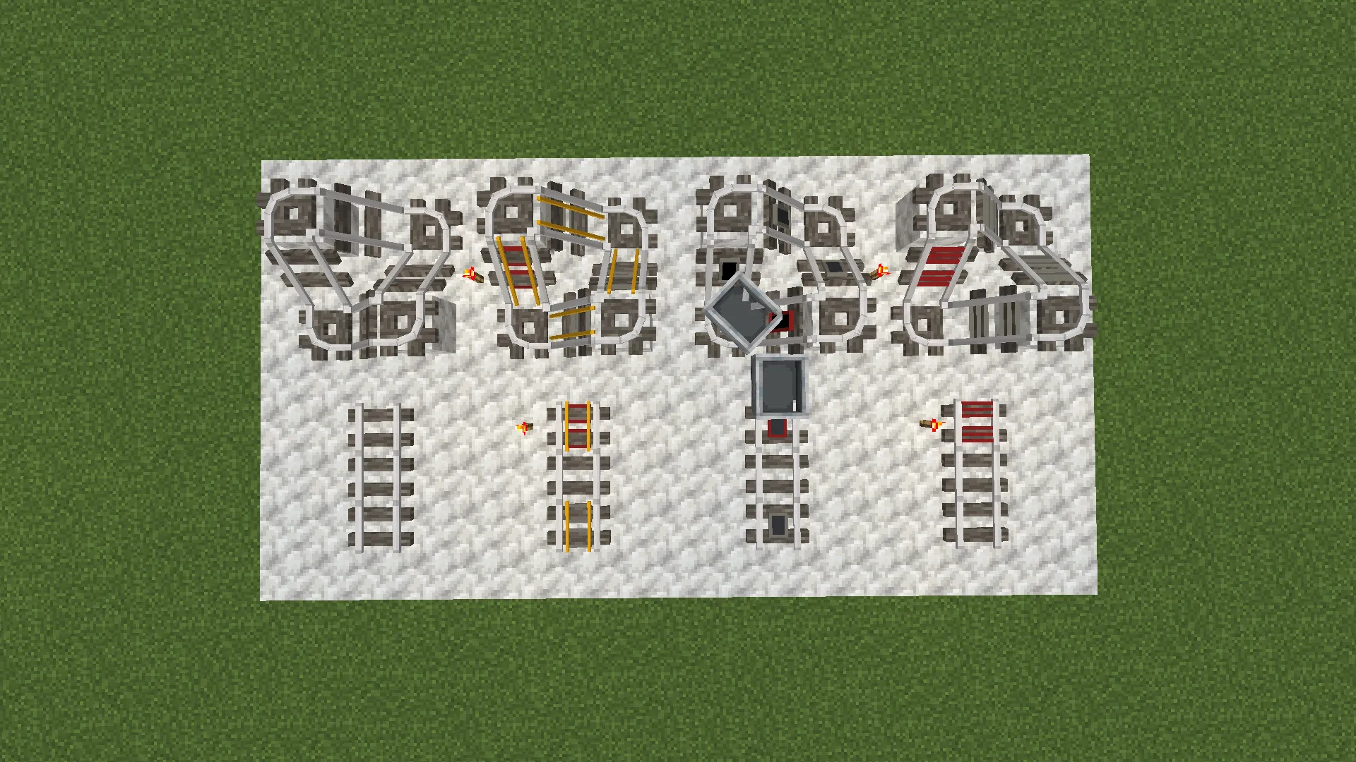 Acacia Logs Rail — скриншот 1 (Текстуры, Minecraft)
