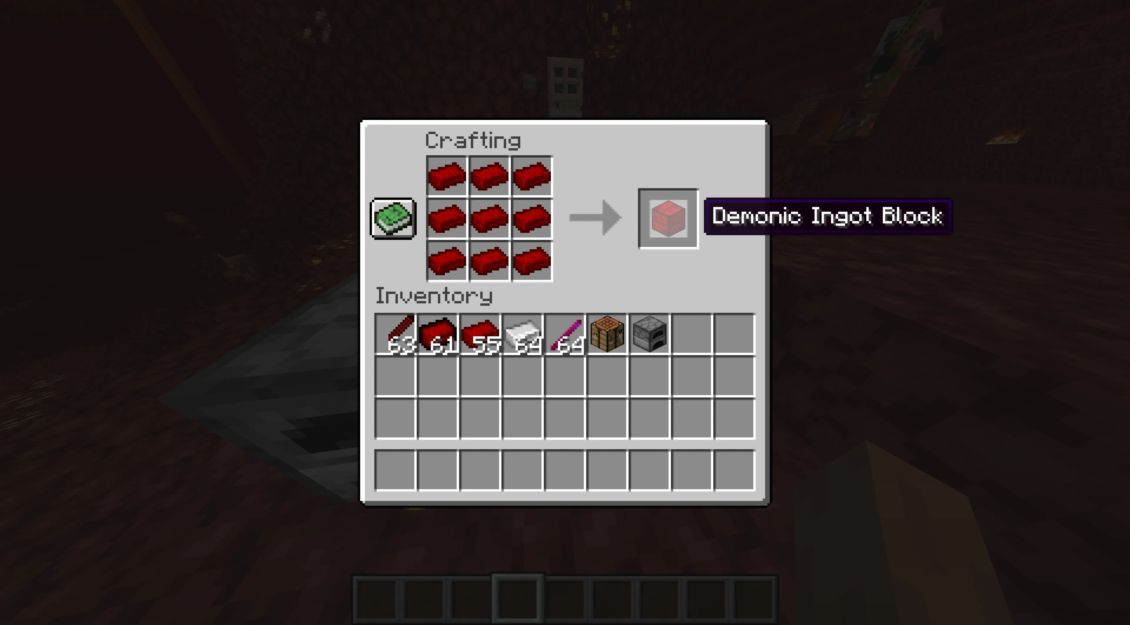 Demonic Sword, Моды, Minecraft