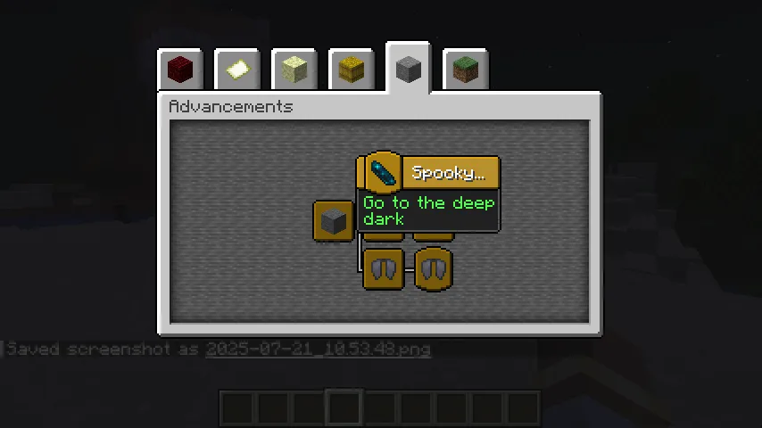 Too Many Advancements (TMA) — скриншот 6 (Моды, Minecraft)