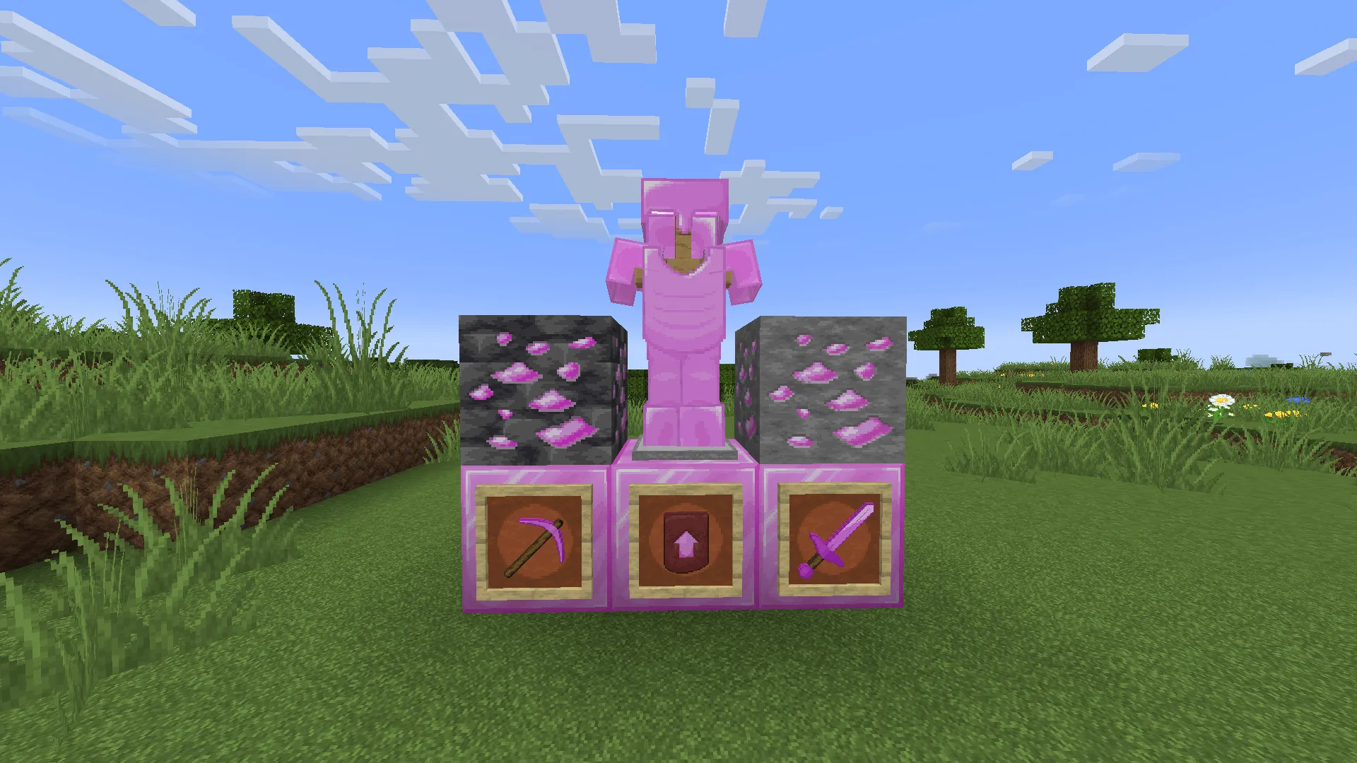 Pink Diamonds for Faithful 64x, Текстуры, Minecraft