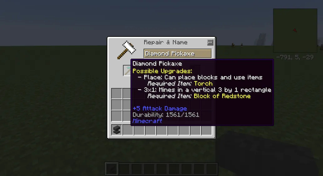 ToolUtilities, Моды, Minecraft