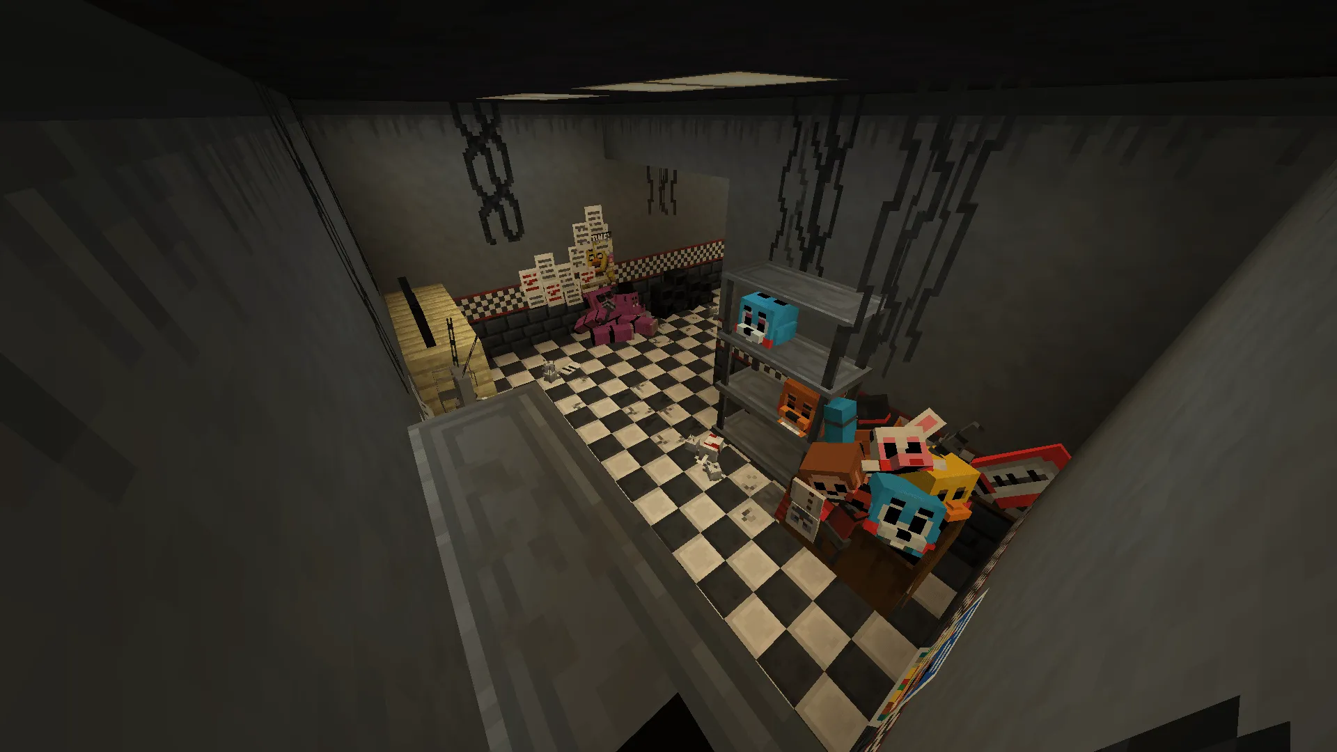 Rovdo's Fnaf Pizzeria, Карты, Minecraft
