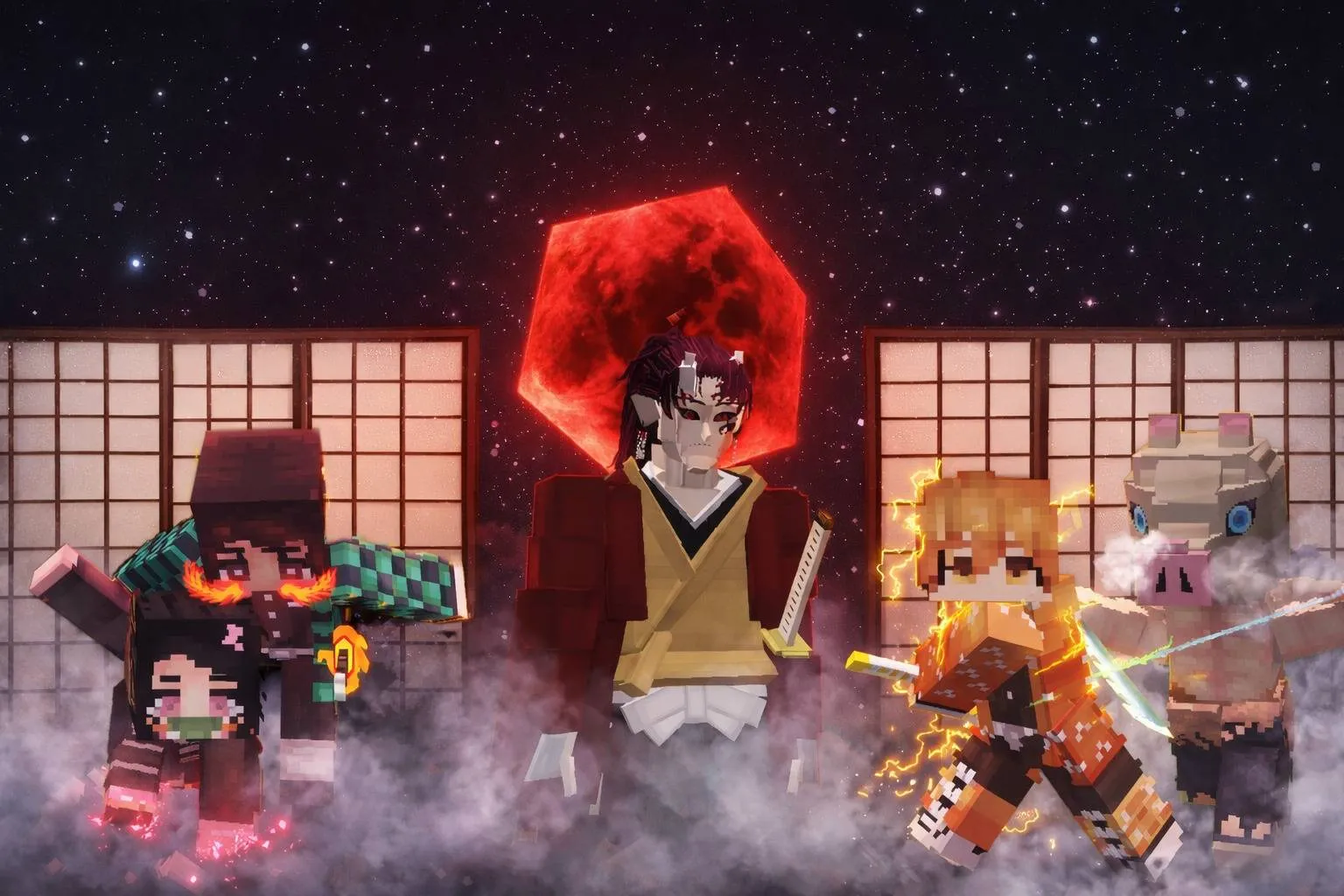Kimetsu no Craft - Demon Slayer r3 — скриншот 1 (Модпаки, Minecraft)