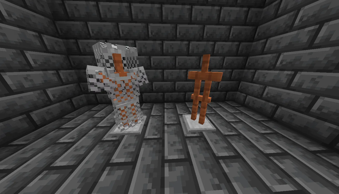 Acacia Armor Stand — скриншот 1 (Текстуры, Minecraft)