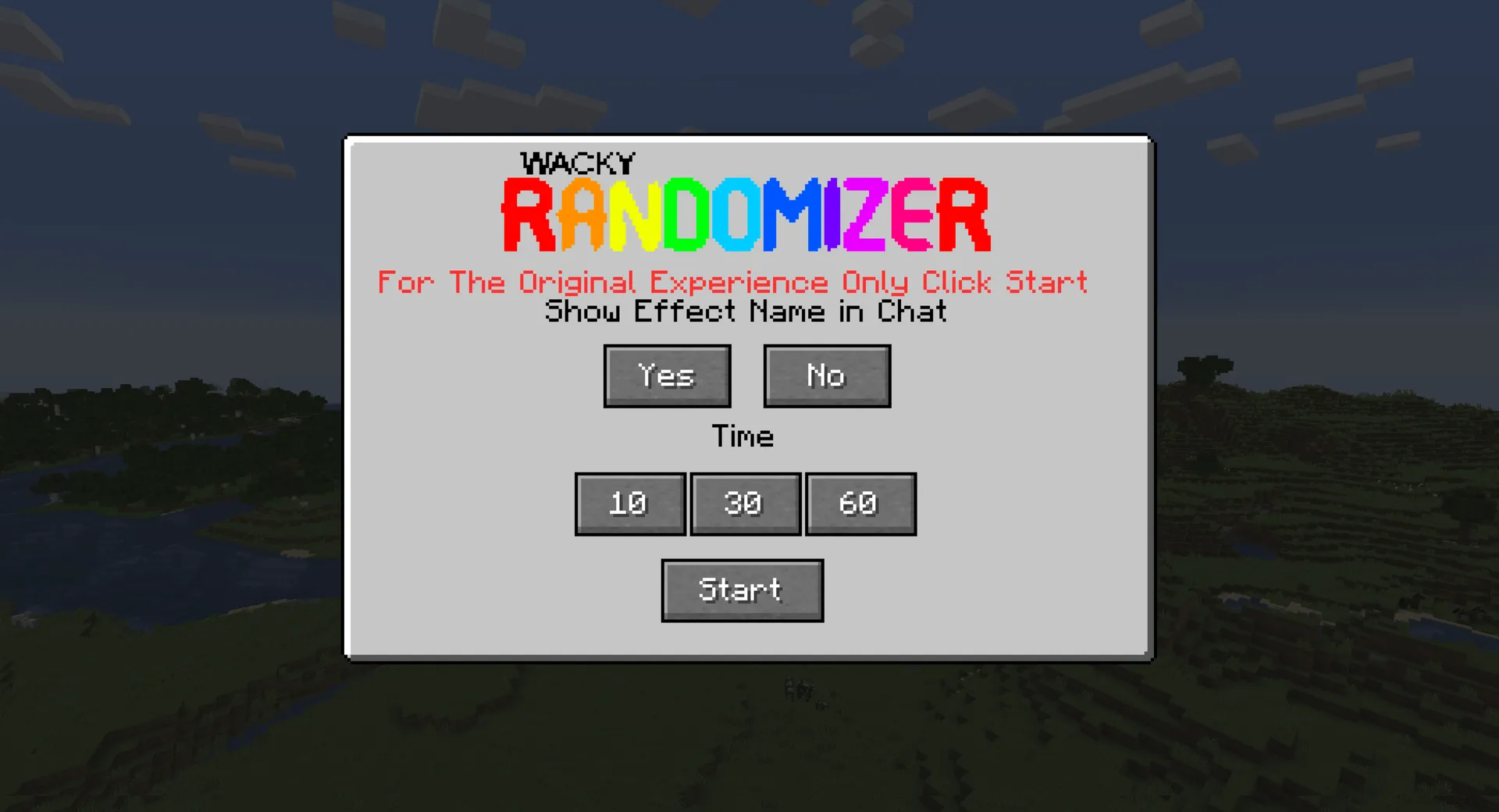 Wacky Randomizer — скриншот 2 (Моды, Minecraft)