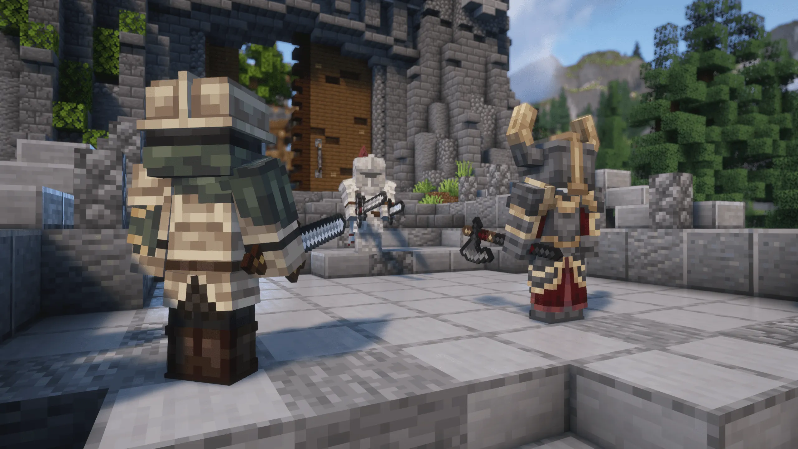 Fantasy Weapons (Medieval Series), Моды, Minecraft