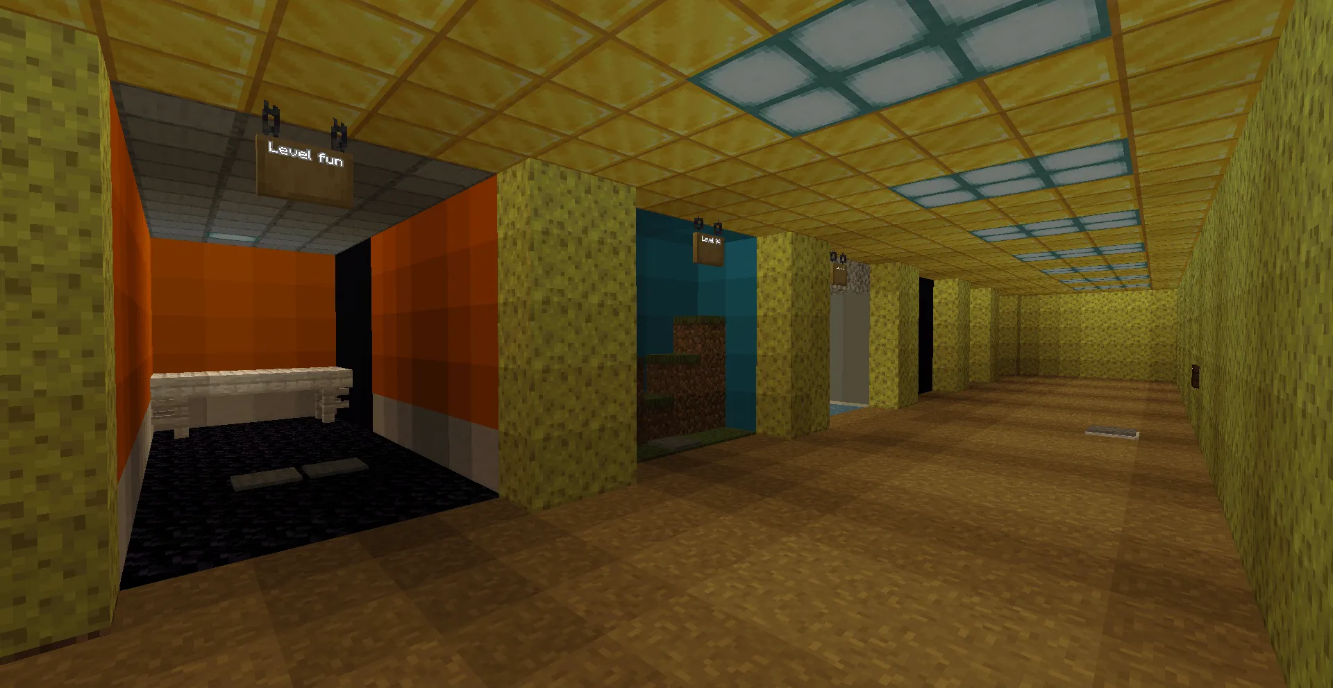 ESCAPE THE BACKROOMS | SOUNDTRACK LEVELS, Карты, Minecraft