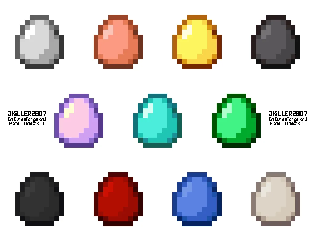 Egg-verything ("Egg Jam"), Текстуры, Minecraft