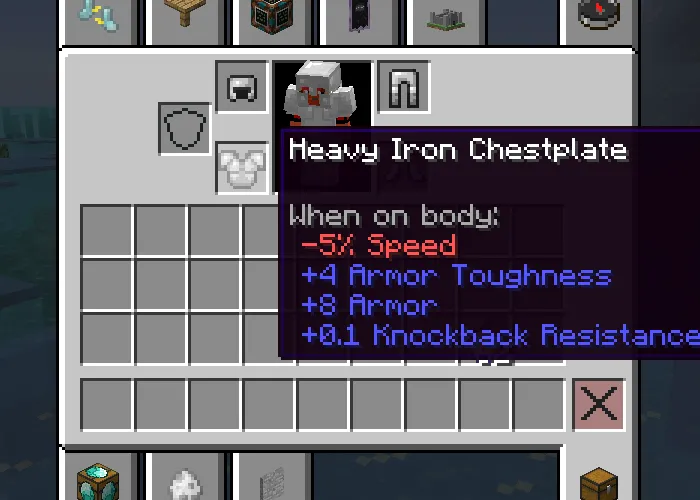 Heavy Armor, Моды, Minecraft