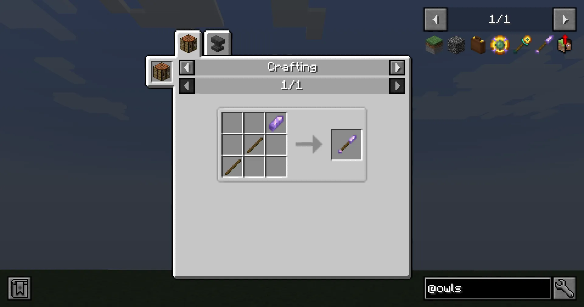 Owl's Pocket Dimension, Моды, Minecraft