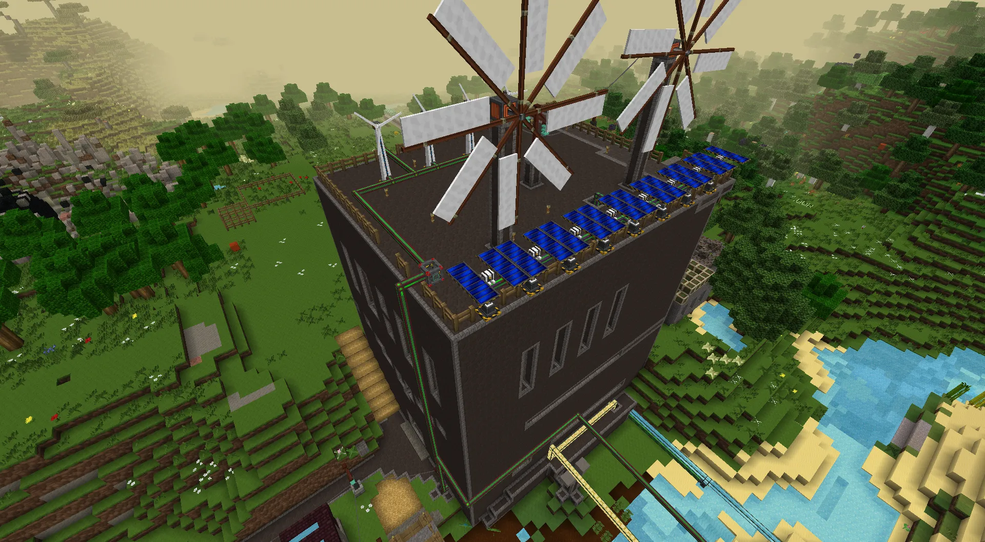 Galaxy Fast Food Mega Factory Modpack — скриншот 2 (Модпаки, Minecraft)