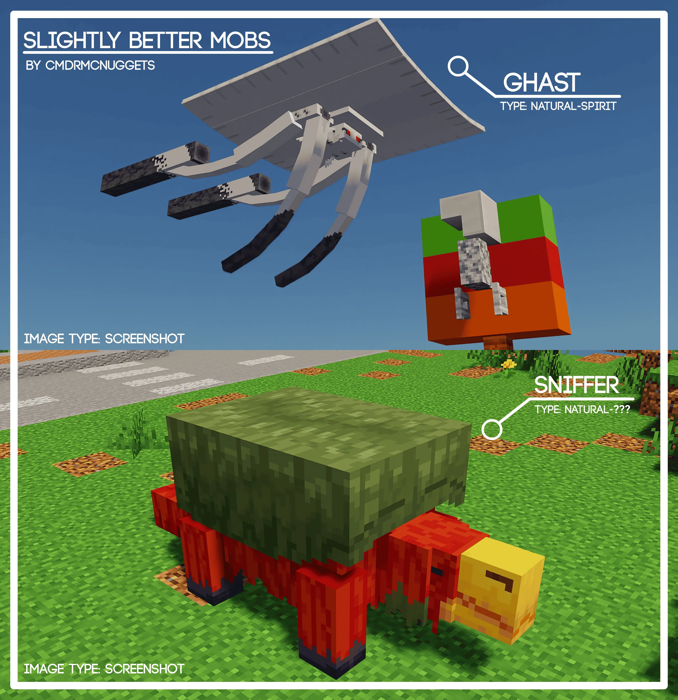Slightly Better Mobs, Текстуры, Minecraft