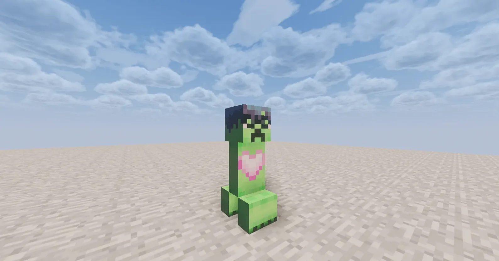 Luvstar's Creeper Nerd — скриншот 3 (Текстуры, Minecraft)