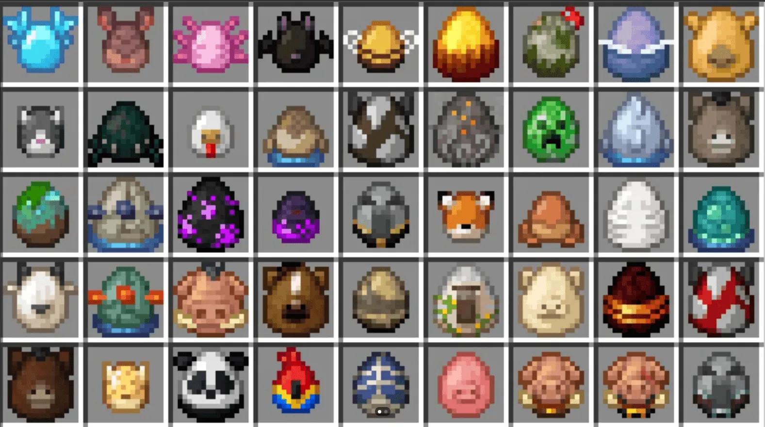 NEW EGGS MOBS — скриншот 1 (Текстуры, Minecraft)