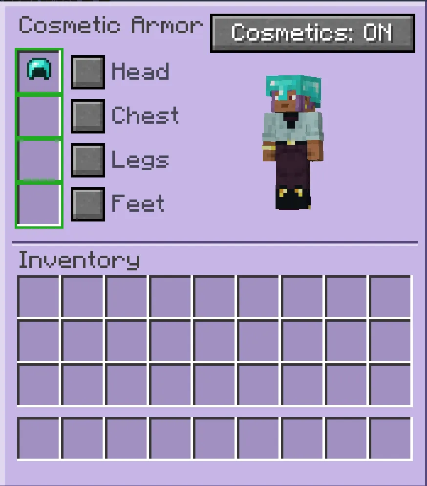 Cosmetics Equipment — скриншот 1 (Моды, Minecraft)