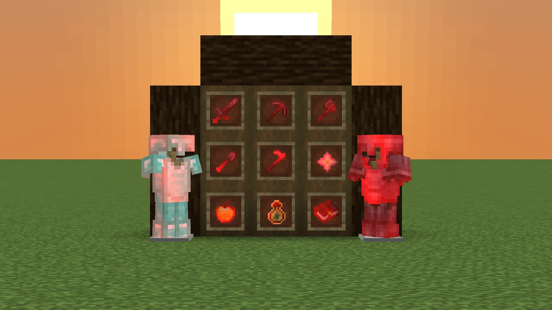 Red Enchantment Glint Color, Текстуры, Minecraft