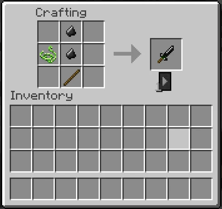 Flint Sword Texture — скриншот 2 (Текстуры, Minecraft)