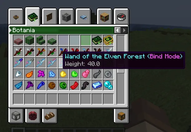 MT Inventory Weight, Моды, Minecraft