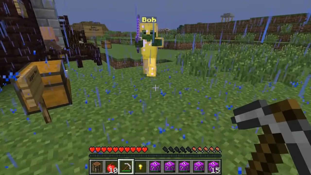 Purple Lucky Block, Кастомизации, Minecraft