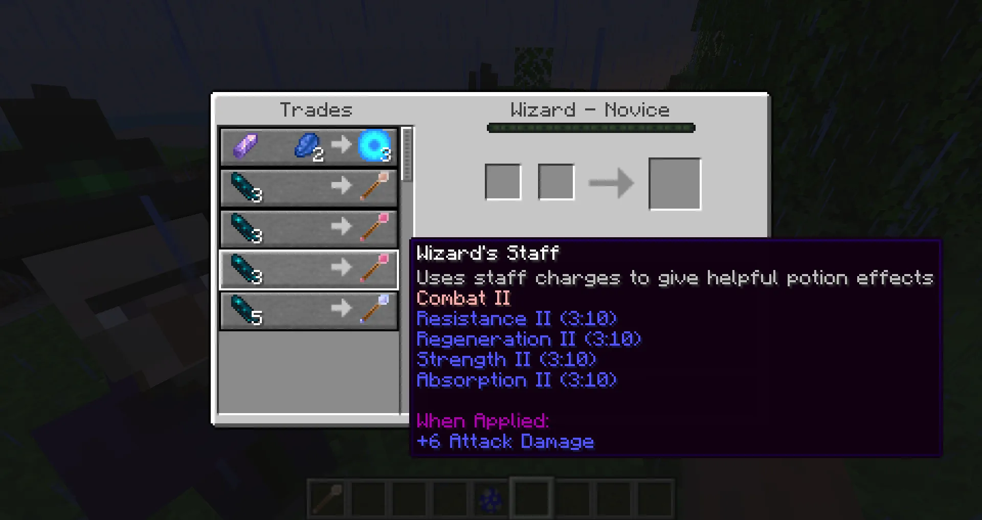 Helpful Wizards (Fabric) — скриншот 2 (Моды, Minecraft)