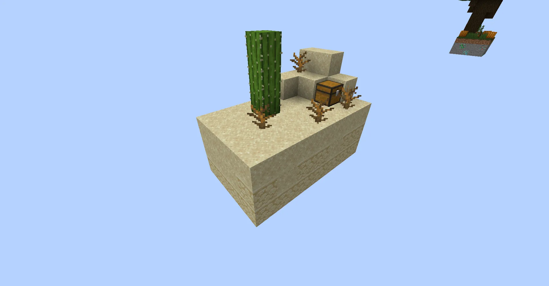 LuckySkyBlock, Карты, Minecraft