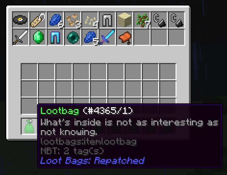 LootBags: Repatched, Моды, Minecraft