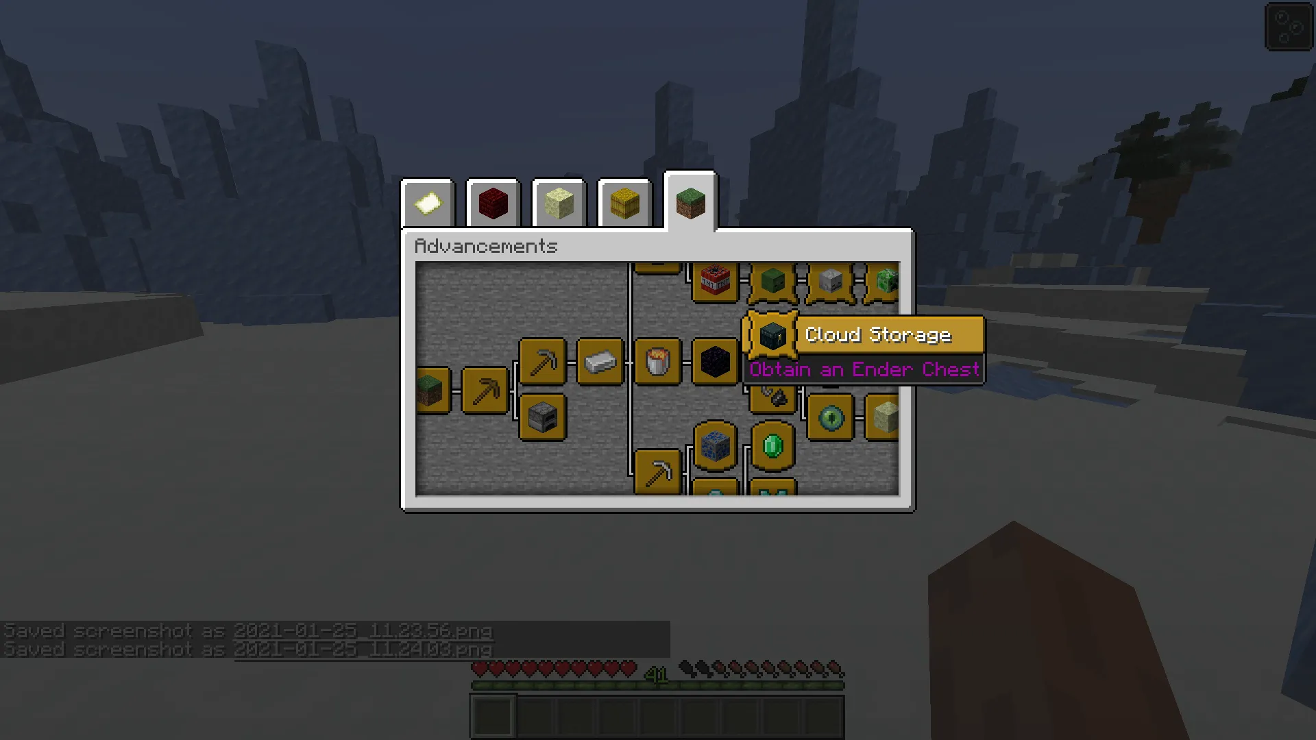 Vortex2Oblivion's Vanilla + Advancements — скриншот 1 (Моды, Minecraft)