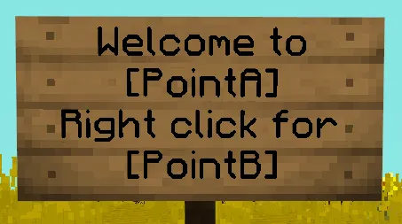 SignTravel — скриншот 1 (Плагины, Minecraft)